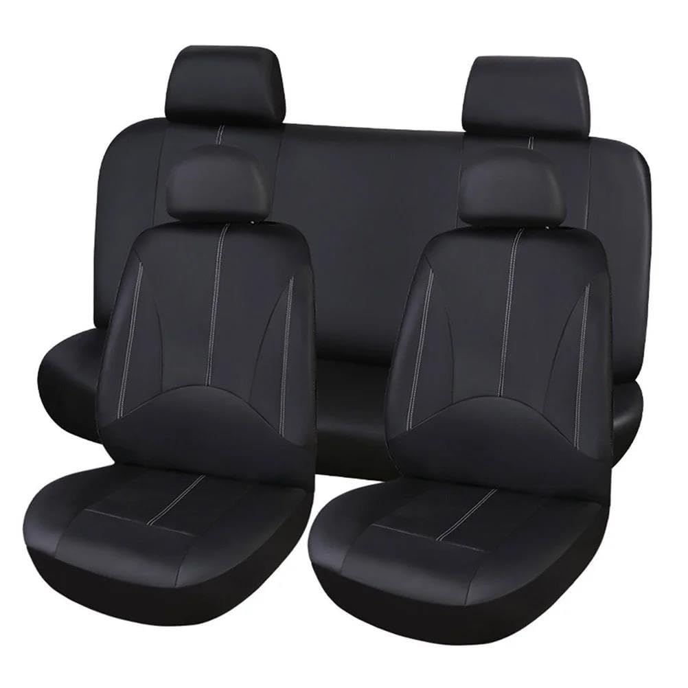 Housse Siege Protection Accessoire Housses De Siège Universelles en PU pour Sièges De Voiture, 9 Pièces Coussin Voiture Siege