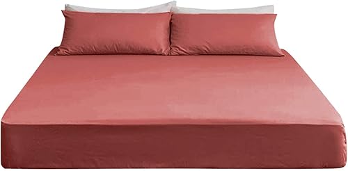 Miniatura 6 de mixinni Juego de sábanas bajeras de lujo de algodón natural de fibra larga ultra suave, bolsillo profundo de 15 pulgadas, tamaño King, 1 sábana