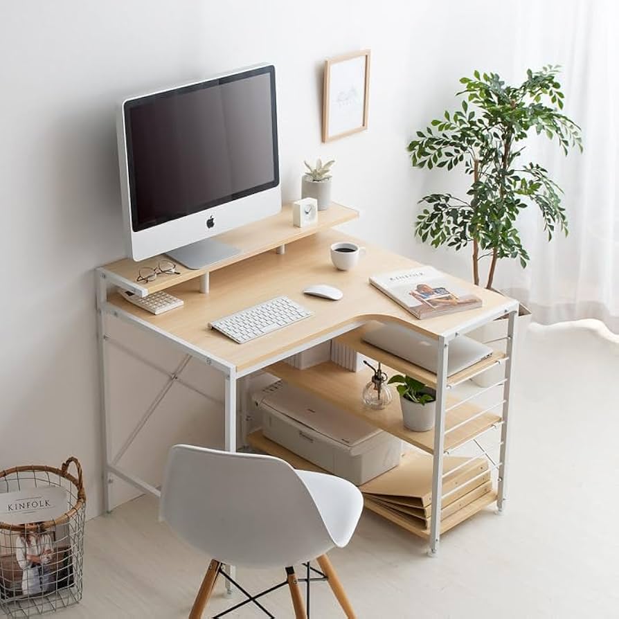 Amazon | エア・リゾーム パソコンデスク L字 ワークデスク 学習机 Amazon | エア・リゾーム パソコンデスク L字 ワークデスク 学習机