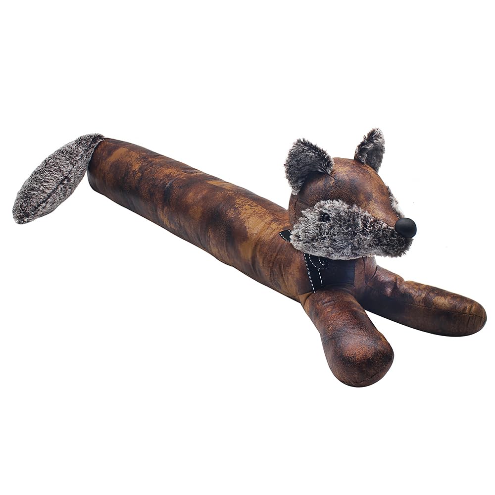 Tamersgifts Fox Draught Excluder Assorted Doorstop Door Stop Stopper Filled Heavy Doorstop Faux Leather Novelty Wedge (Fox Draught Excluder)