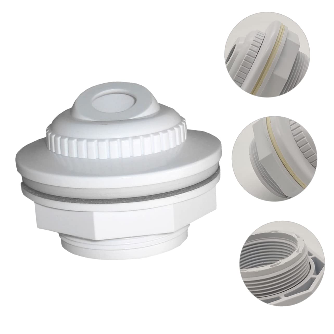 TOYANDONA 2 Boquillas De Globo Ocular para Piscina Accesorios De Salida para Piscina Retorno De Chorro para Piscinas Elevadas Boquilla De Entrada para Piscina Accesorio para Chorro De