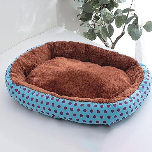 Petvit Dog Bed | Dog Bed Medium Size | Pet Bed for Dogs | Puppy Bed | Removable Bed for Dog | Raised Edged Pillow | Blue & Coffee | Medium | (B0D2Y6GQ5K) Amazon Price History, Amazon Price Tracker