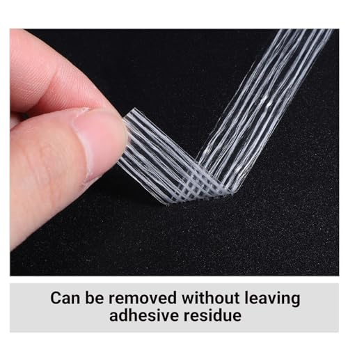 Image of 1 /2 inch Mono Filament Strapping Tape, Heavy Duty Reinforced Filament Tape, Clear Fiberglass Reinforced Packing, (10 Rolls)