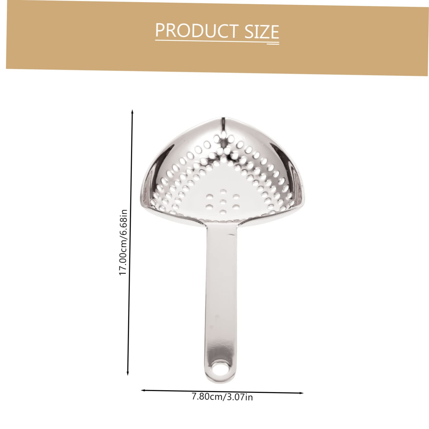 JECOMPRIS Metal Cocktail Strainer Bartending Filter Spoon for Smooth Cocktails Easy to Hold Use for Home and Professional Bars
