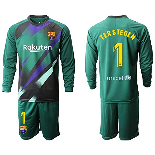 Conjunto de camiseta de fútbol para niños 1# Camiseta de atleta Ter...