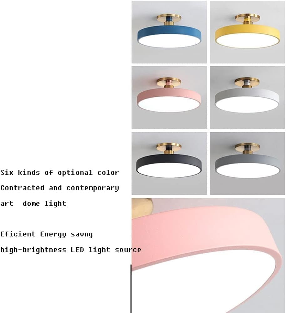 Mid Century Light Fixtures Flush Mount Ceiling L Modern Minimalist round Ceiling Light Iron Acrylic Led Ceiling Lamp Semi Flush Mount Close to Ceiling Light Fixtures for Cloakroom Entrance Balcony Kit