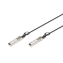 DIGITUS Cavo universale SFP+ DAC, 10 Gbit, s, Cavo di rete, 2 m, Direct Attach Cable, Direct Attach Copper, AWG30 Twinax, Nero