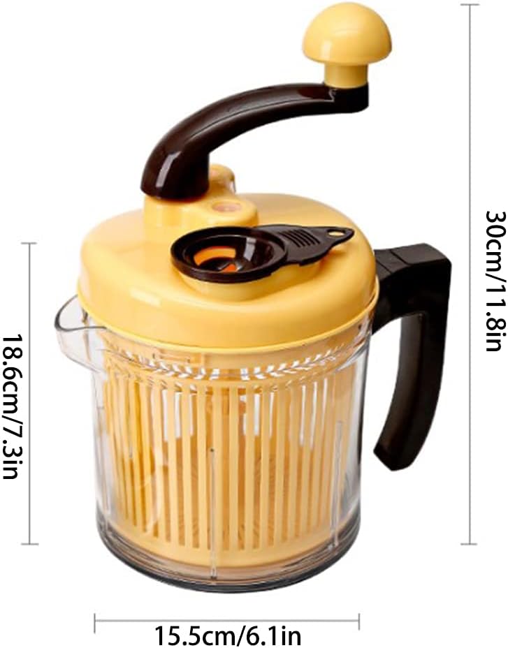 Kitchen Gadgets Stainless Steel Shredder Grinder Vegetable Cutter Manual Easy Clean Food Chopper Mincer Mixer