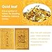 2Pcs Wealth Amulet Card – Lucky Talisman for Prosperity, Success & Good Fortune, Chinese Feng Shui God of Wealth, Gold Color Foil, for Wallet & Phone Sticker