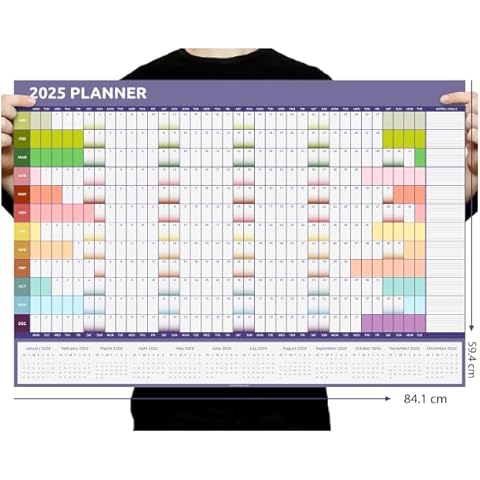 Evelay 2025 A1 Size Wall Planner Calendar Cover