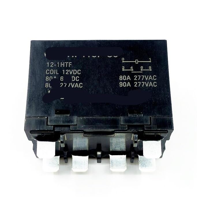 Relais électromécanique HF116F80121HTF 12VDC 80A pour forte puissance