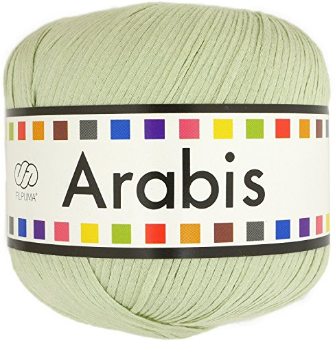 パピー アラビス 毛糸 中細 6602 黄緑 系 40g 約165m 10玉セット 10000369