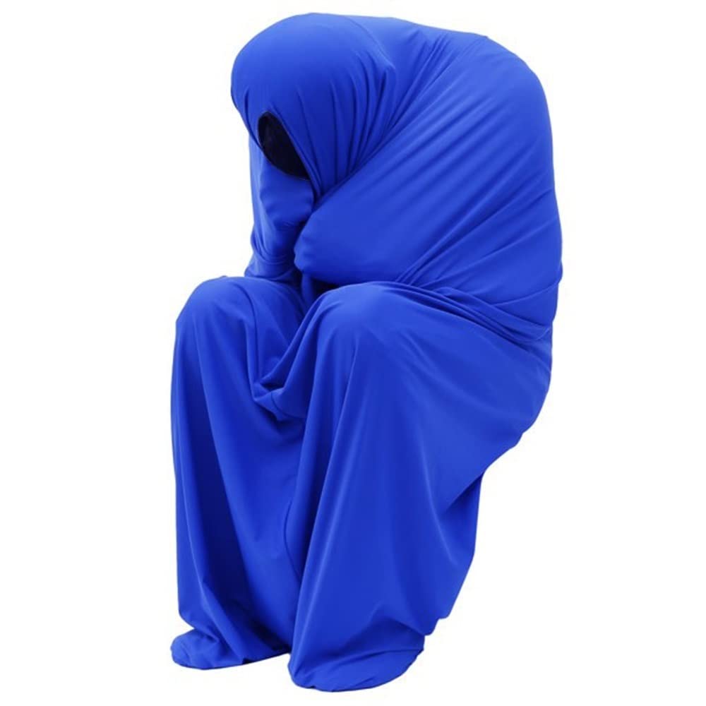 Sensory Body Sock Relaxing Sensory Fun Dynamic Movement Socks Full Body Wrap Provides Deep Pressure Input, Deep Pressure Sensory Sack For Self-calm And Relaxation ( Color : Sky Blue , Size : S-102*69