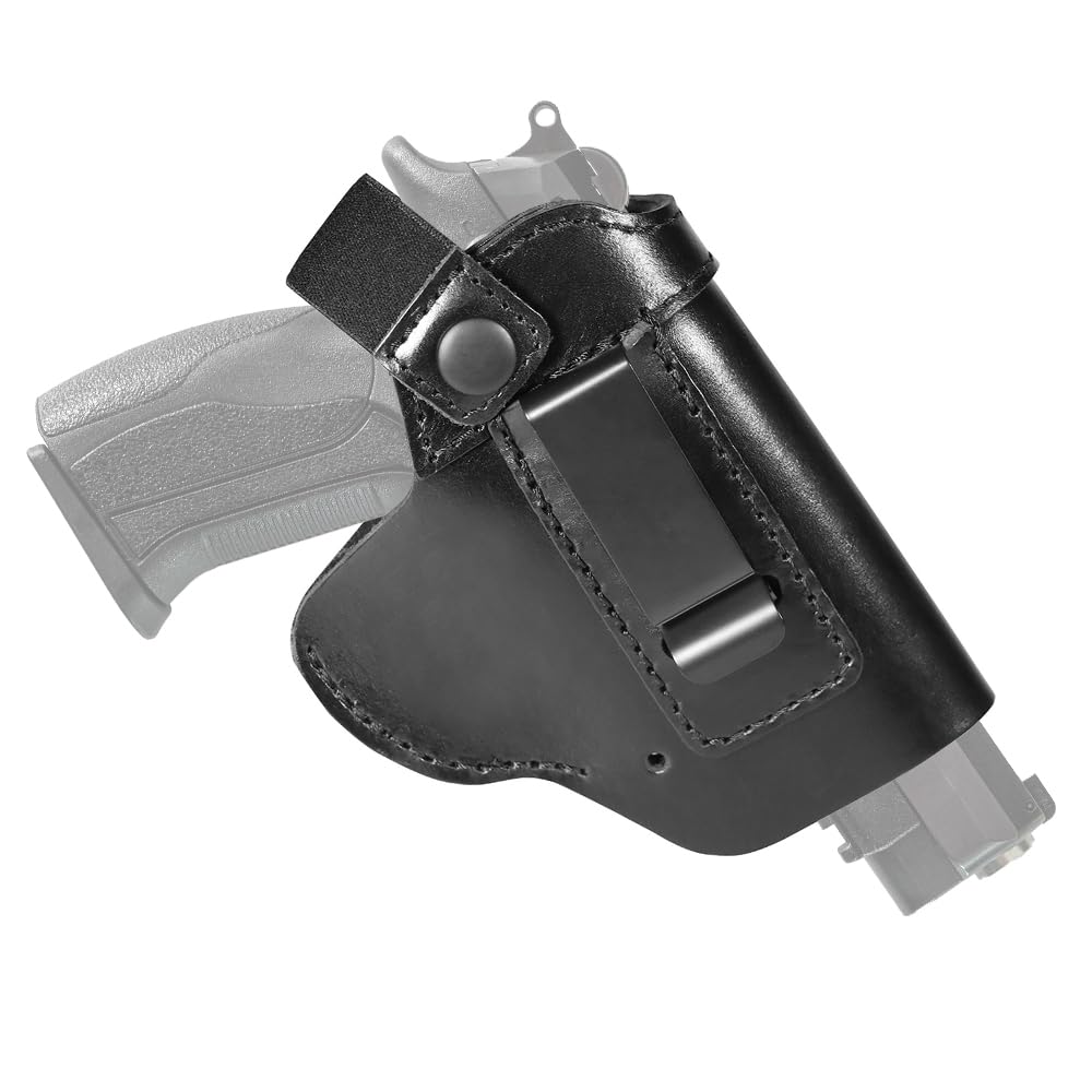 Funda de Cuero para Pistola, Bolsa Oculta para Pistola con cinturón, Funda táctica para cinturón, Funda para Arma para la mayoría de los tamaños de Pistolas
