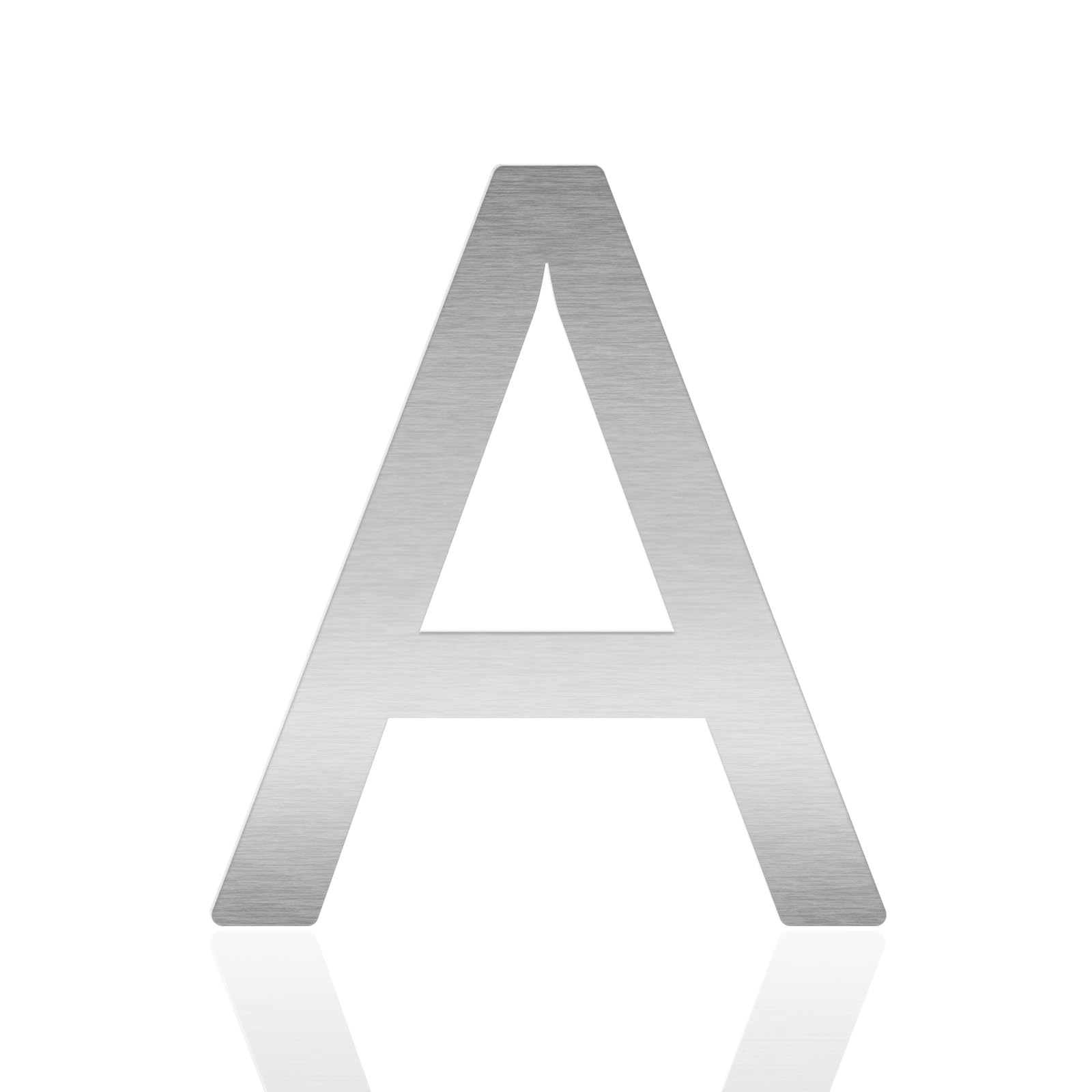 3 Inch Metal Letters, Silver Stainless Steel House Address Mailbox Numbers, Perfect for Home Address Plaques, Door Signs, Office Labels, Custom DIY Crafts Homemade Projects, and Modern Decor(Letter A)