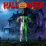 HarnyLoom Glow in the Dark Halloween Costume for Kids, Halloween Jumpsuit Kids Outfit, Alien Costume for Trick or Treating Boys Girls Fancy Dress (XXL) - Image 5
