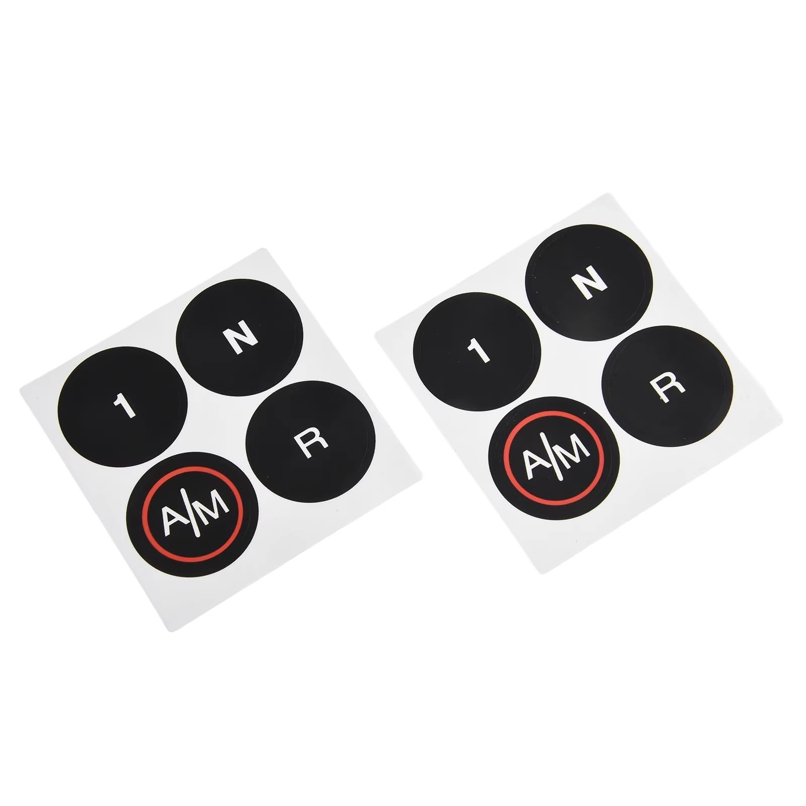 Car Button Stick Compatible with Fiat 500 MTA Car Interior Repair Black MTA Gearbox Decals Black Overlay Button Repair Decals Peeling Button Stickers Accessories