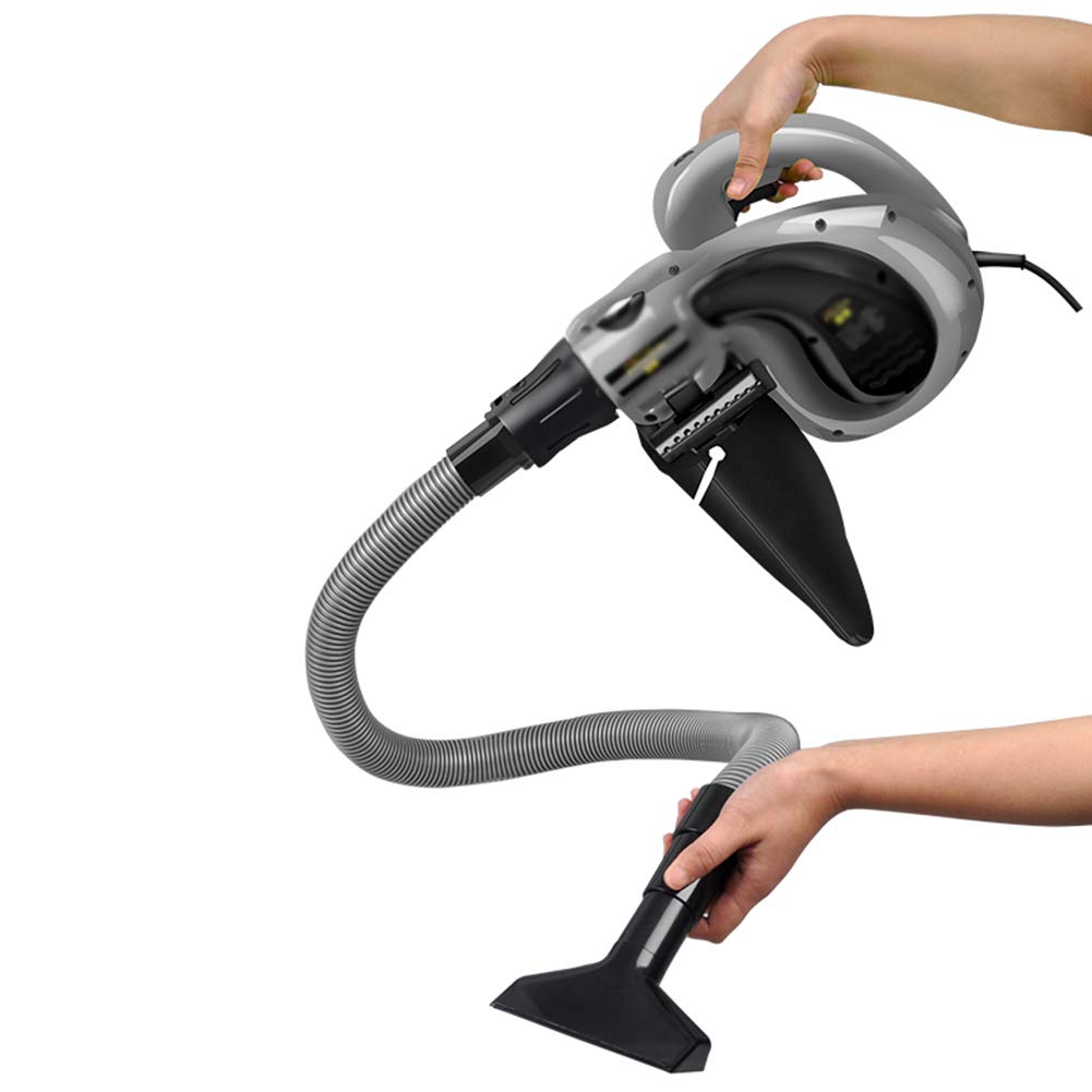 Spazzatrice e Aspirapolvere Elettrica Portatile 2 in 1,soffiatore per Foglie con Cavo da 2500W con Controllo Elettronico della velocità,per la Pulizia di Terrazze/Giardino