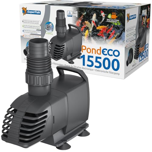 Superfish Eco 15500 Pompe de bassin 15 000 l/h Débit basse consommation