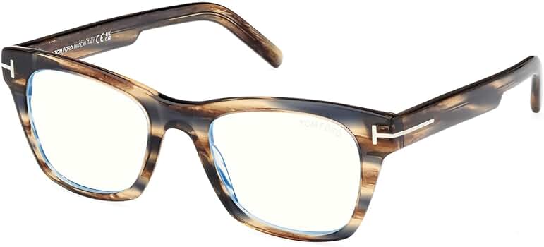 Tom Ford Eyeglasses FT 5886 -B 045 Shiny Tobacco Brown