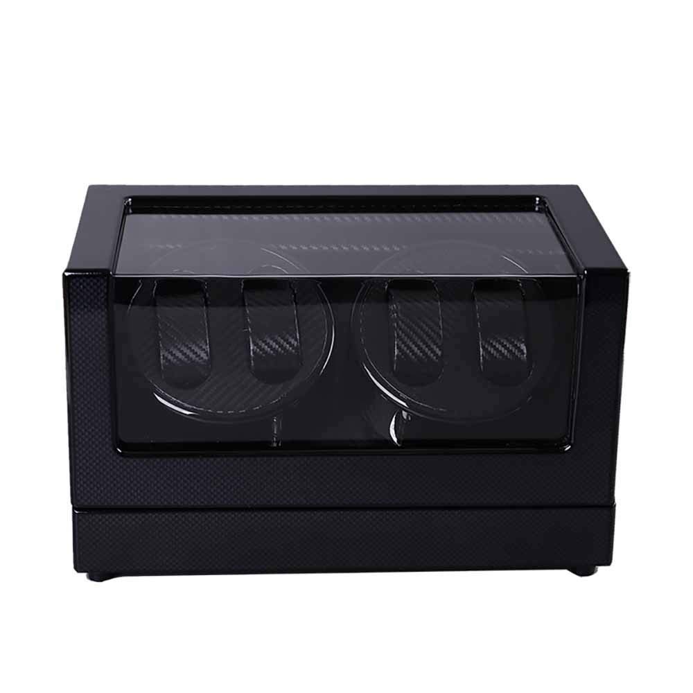 NZPOST Automatic Watch Winder, Can Accommodate 4 Watches, Ultra-Quiet Anti-Magnetic Motor, Soft and Flexible Pillow
