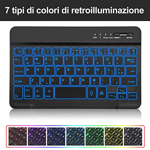 JADEMALL Custodia con Tastiera per iPad Mini 6 8.3...