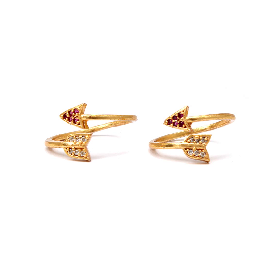 GRESHA Gold Plated Bridal Jewellery of Traditional Ethnic Adjustable Toe Rings for Girls and Women (GE-308) (B08NVXH3KT) Amazon Price History, Amazon Price Tracker
