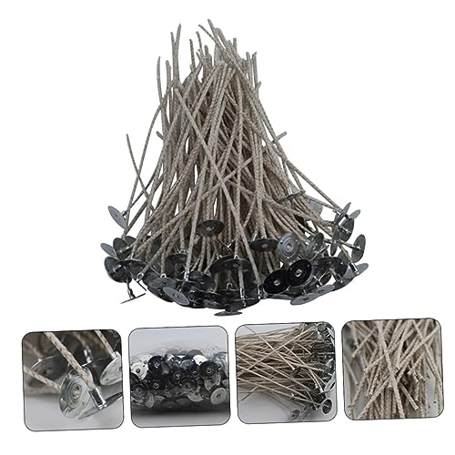 Mechas para velas ARTIBETTER 200 piezas con base miniatura 7