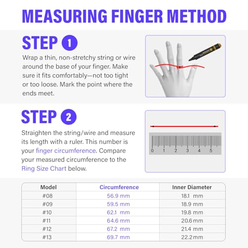 ASSUR Smart Ring Women Men - IP68 Waterproof Health Ring, Fitness Tracker Ring Compatible with Android and iPhone, Sleep Tracking, Step Counter & Camera Control (Rose Gold, 9) by ASSUR - Image 2