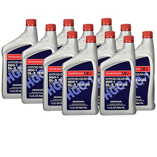 Genuine OEM Hypoid Gear Oil HGP-1 GL-5 75W-85 Advanced Protection 1qt (11x1qt) For Honda