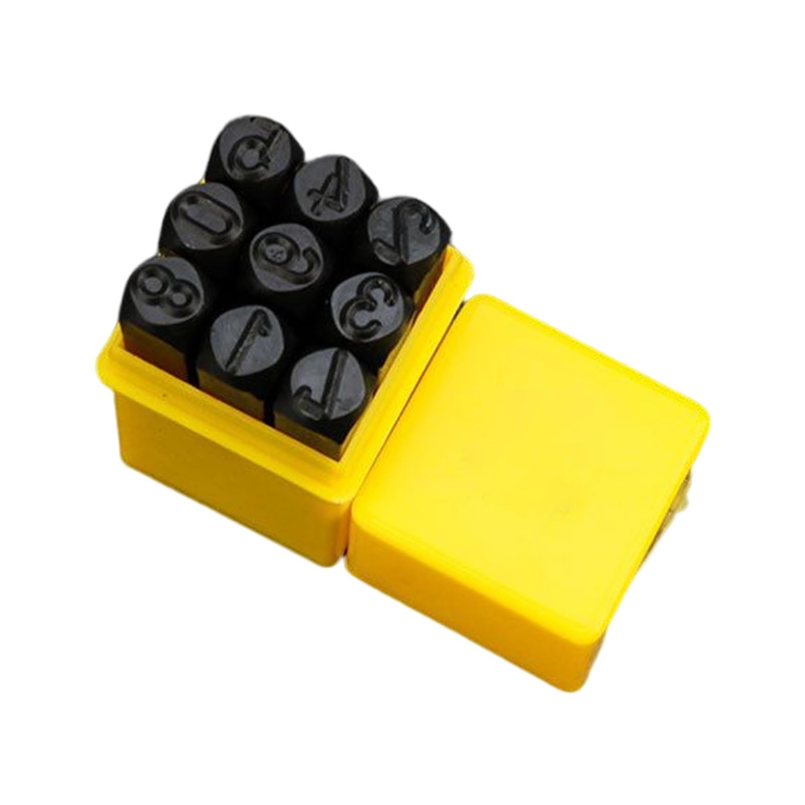 Steel Letter Mould, Steel Die Letter Number & Symbol Stamp Punch Set, 3-8mm(3mm Digital)