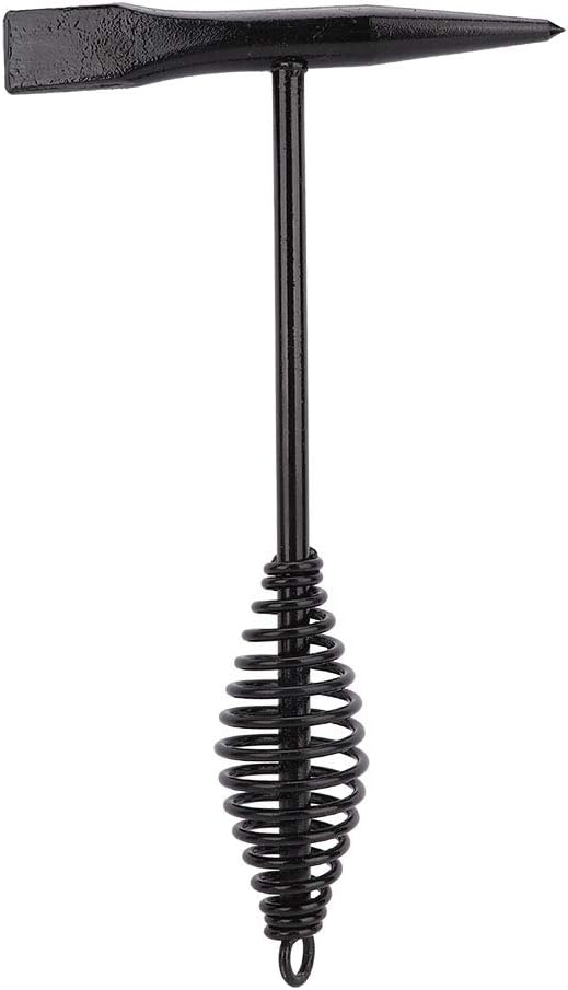 Welding Hammer Spring Handle Chipping Hammer Slag Remover Tool for Welding Work (500g)