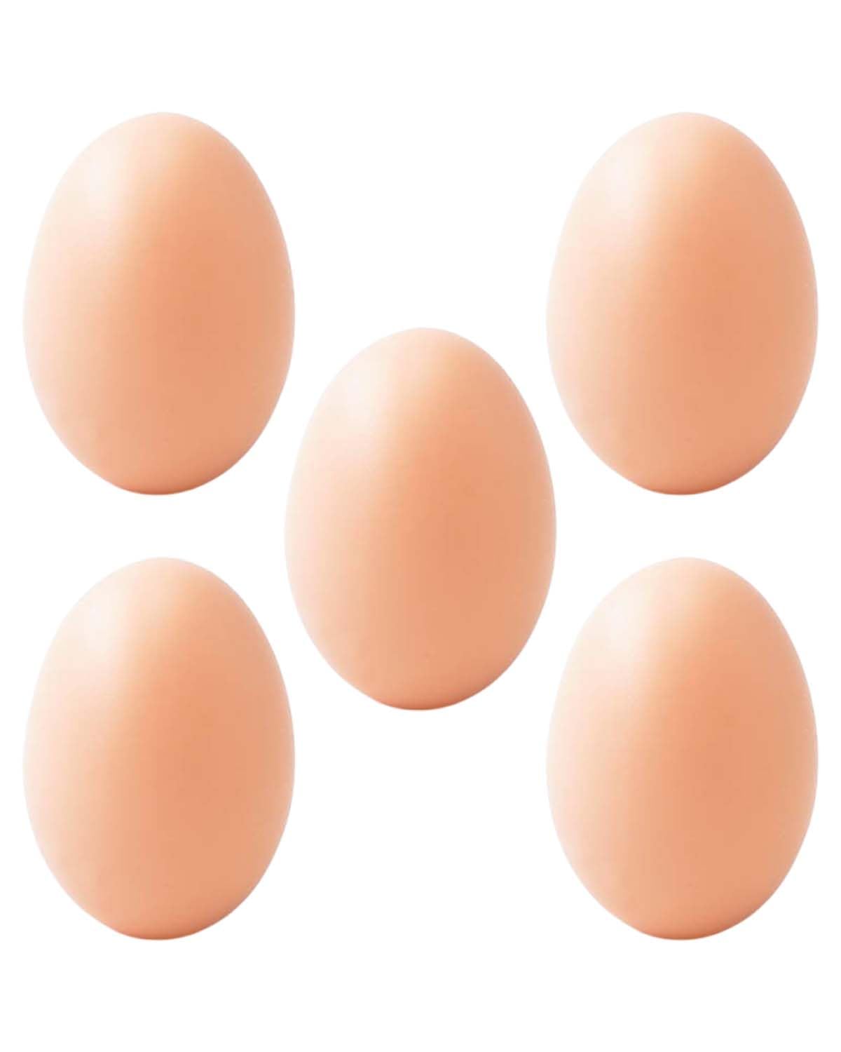 Faux Œufs en Silicone 5 Pièces, Œufs Artificiels Simulation, Aide Ponte Volaille, Œufs Bricolage Peinture Pâques