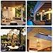 pearlstar Solar Hanging Lanterns Outdoor Gazebo Lights Rattan Woven Chandelier Solar Lamp Waterproof Outside for Porch Garden Patio Yard Farmhouse Decoration, 2Pack