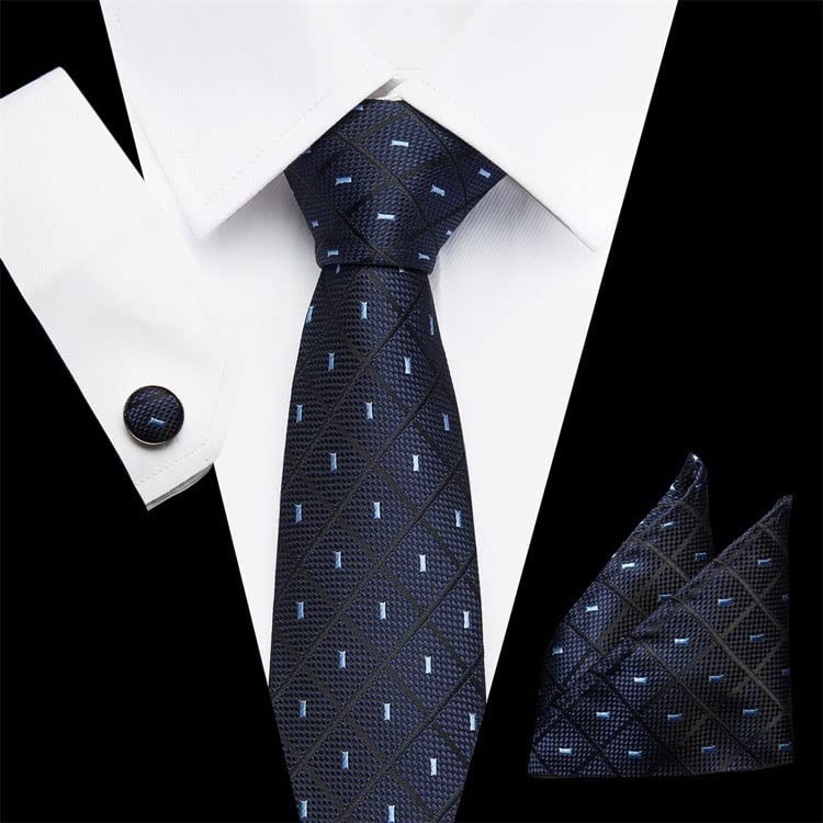 Corbata de seda para hombre con estuche de regalo miniatura 2