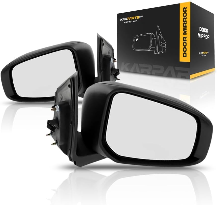 For Mitsubishi Mirage 2014 15 16 17 18 2019 Door Mirror Driver Side | Power | Non-Heated | Paint To Match/Textured | Replacement For 7632B279 | MI1320149