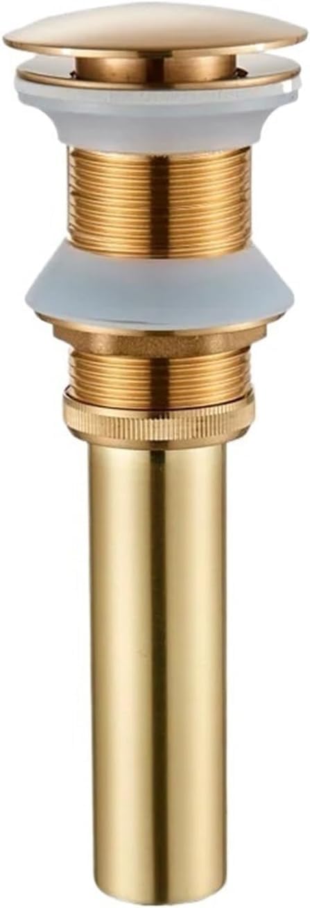 Tappo per lavandino pop-up, tappo per lavabo, Tappo for lavabo Tappo di scarico Bagno Lavello in ottone Scarico pop-up Lavabo Water Let Vanity Lavello Tappo di scarico Scolapiatti Nero Oro Lavabo Filt