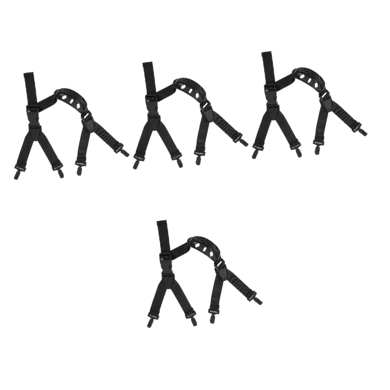 Uonlytech 4sets Safety Hat Chin Strap Helmet Chin Strap Replacement Easy to Use Lightweight Professional Helmet Accessory 2pcs*4