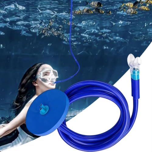 Tubo de respiración subacuática dry snorkel portátil de 177 pulgadas unisex 3