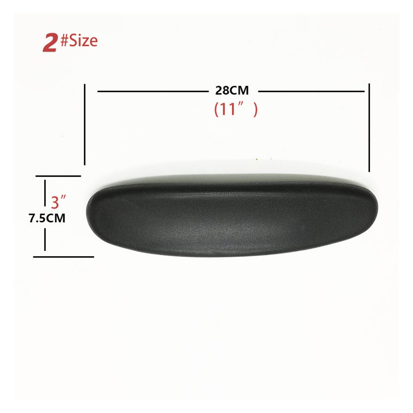 Reemplazo De Piezas De Repuesto para Almohadilla De Brazo De Silla para Silla De Juego (Color : 2# Soft a Pair)