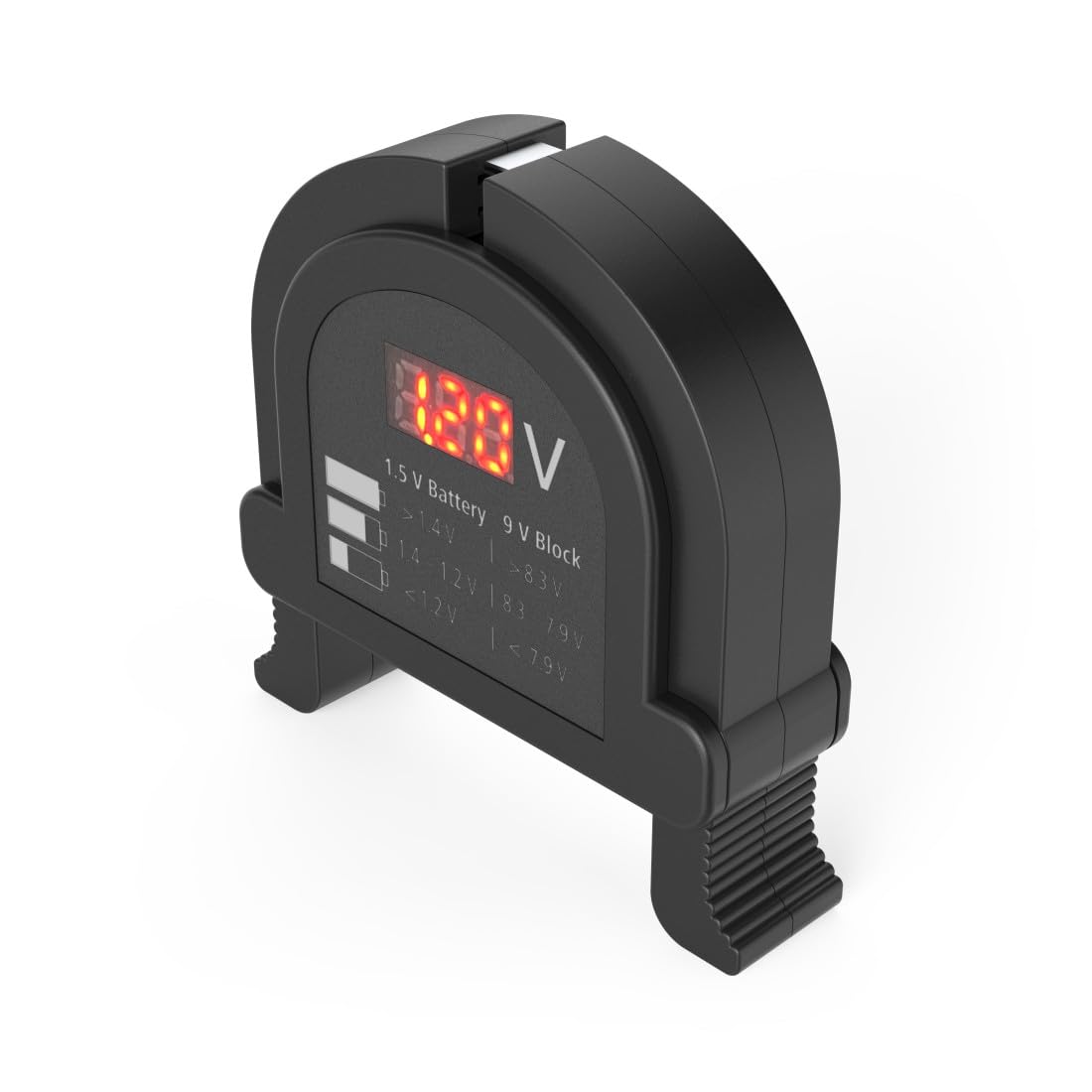 Digital Rechargeable Battery/Battery Tester, Universal Measuring Device for Rechargeable Batteries/Batteries