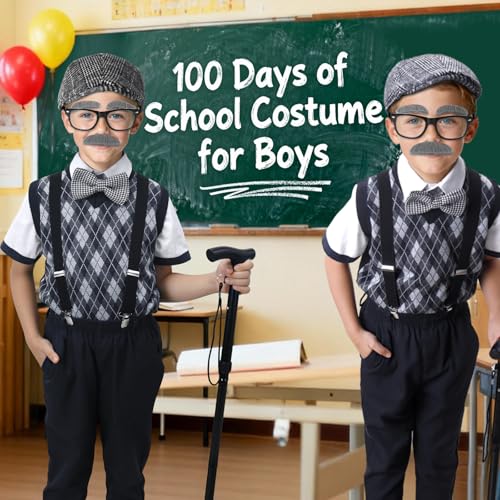 Disfraz de Abuelo para Niños CONGRU Talla Mediana miniatura 6