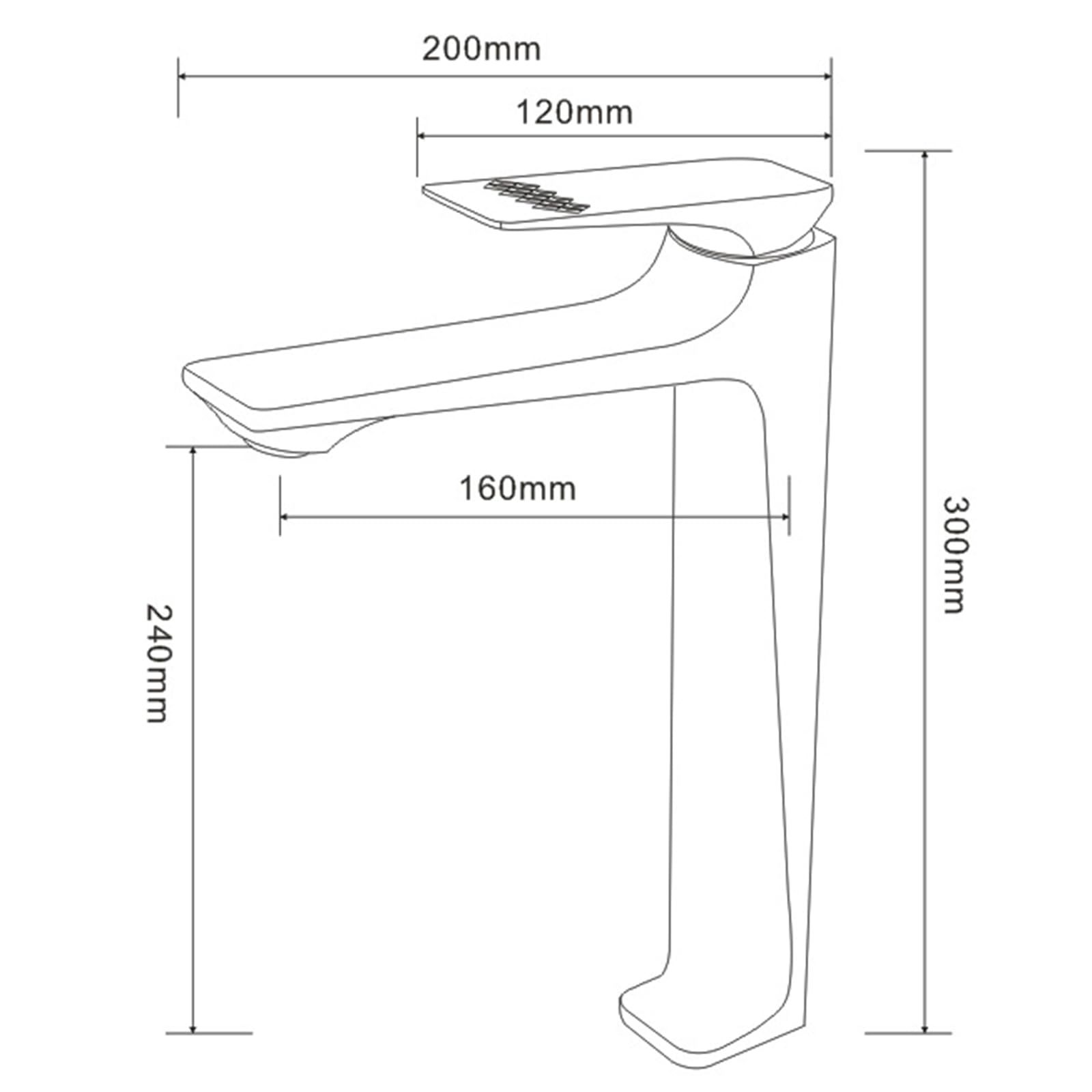 Waschbecken Armaturen Bad Einhandmischer Mischbatterie Badezimmer Wasserhahn Hoch Wasserhahn Badezimmer Warm Und Kaltmisch Einzelloch Komplett Aus Kupfer,Chrom,hoch