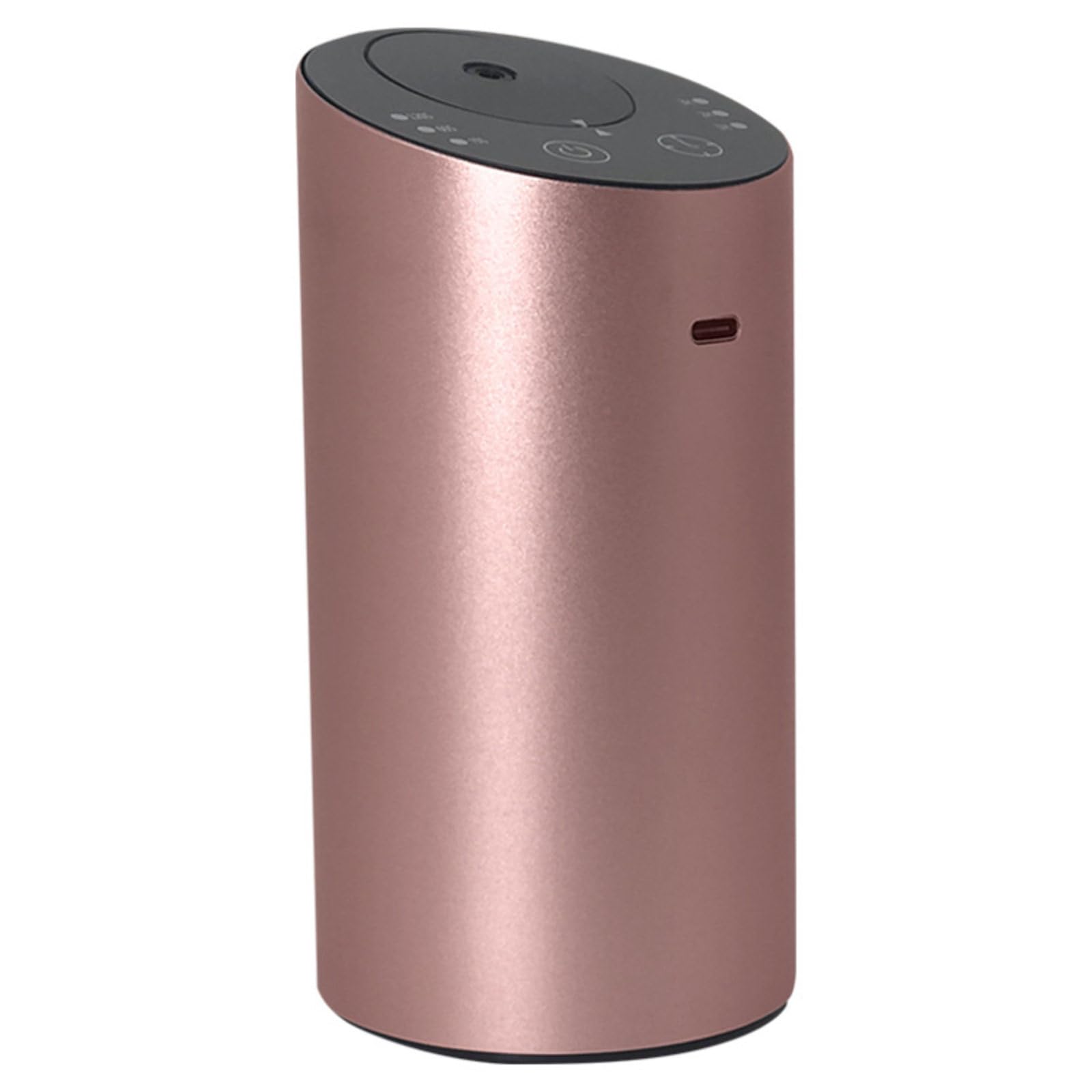 hKjPlvf Essential Oil Diffuser Portable Nebulizer Aluminum Alloy 2000mAh Rechargeable Waterless Aromatherapy Machine Car Home Office Bedroom Yoga 7 Colors Gift Pink