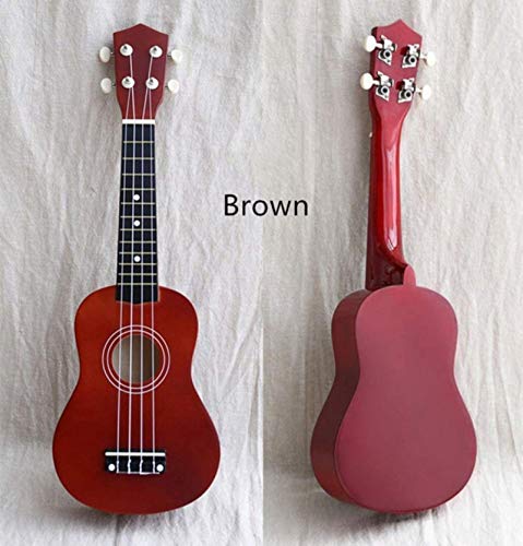 HH-CC 21 Pouces 12 frettes Basswood Ukulele Soprano, 4 Cordes de Guitare Instruments de Musique (Color : Brown, Size… - Les Beatles, Paul McCartney, John Lennon, RIngo Starr, George Harrison HH-CC 21 Pouces 12 frettes Basswood Ukulele Soprano, 4 Cordes de Guitare Instruments de Musique (Color : Brown, Size…