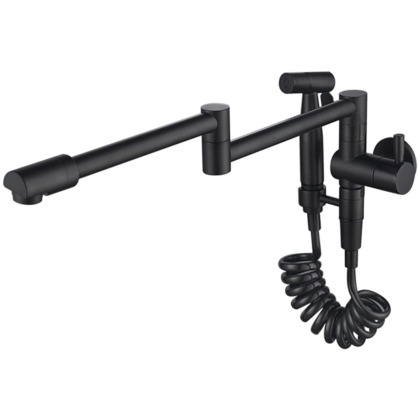 Robinet d'évier de cuisine eau froide simple avec bras extensible pliant