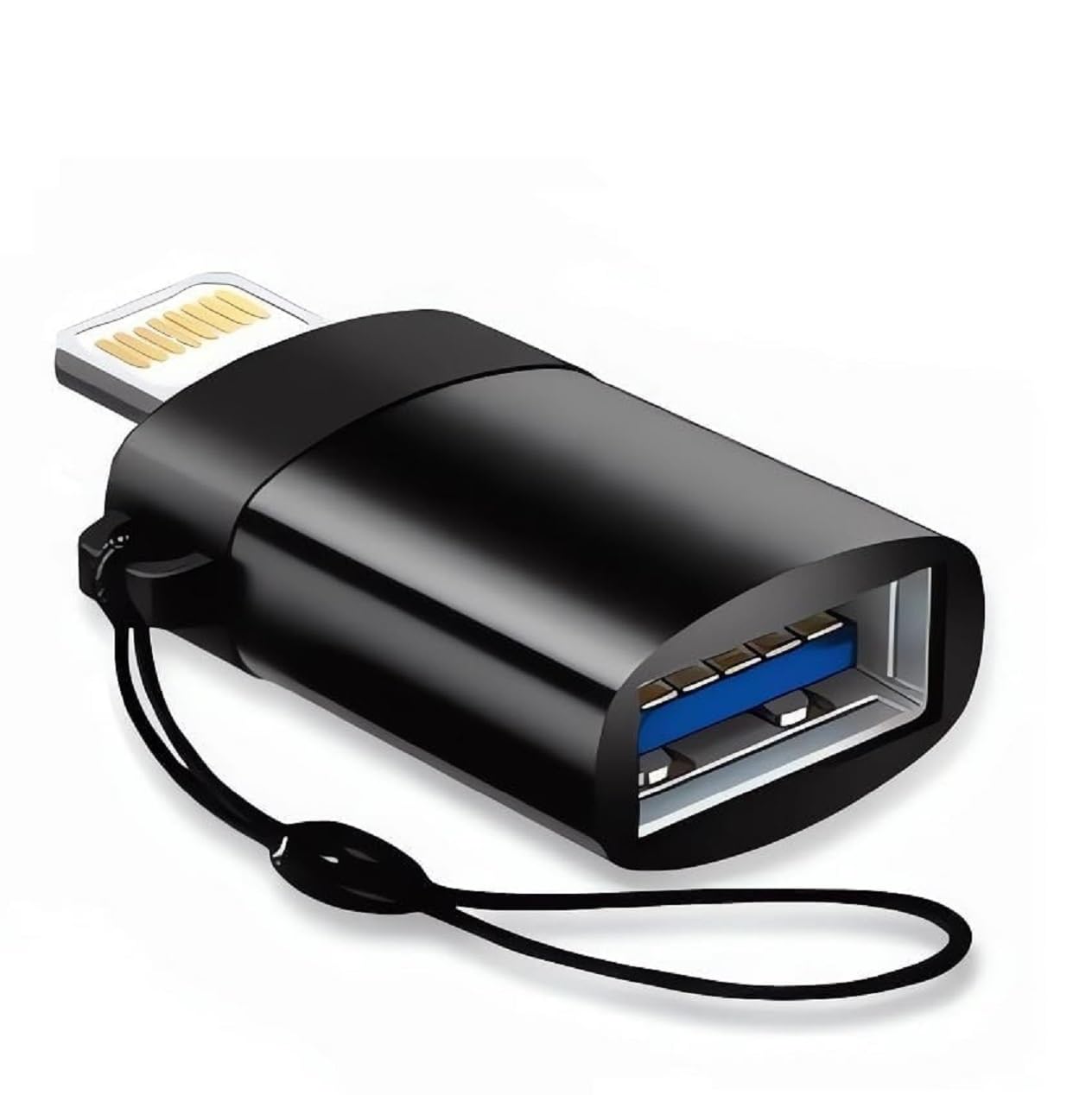 JGD Lightning to USB 3.0 OTG for iPhone/iPad OTG Connector Extender Convertor for All iOS Devices, USB Female Connect USB Flash Drive,Keyboard,Mouse, Only Data Transfer, Charging is NOT Supported-image-14