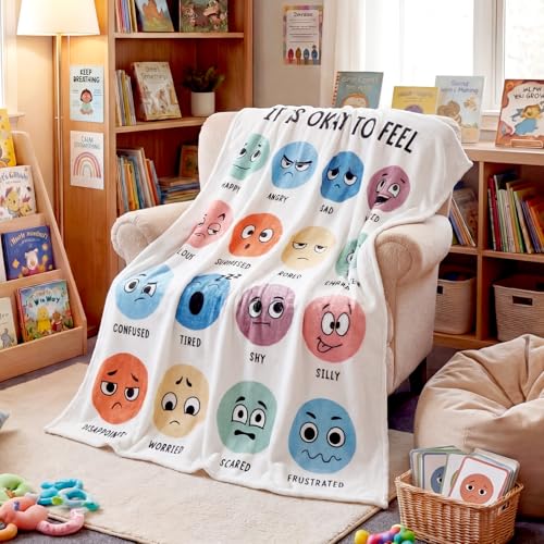 Buryeah Back to School 50'' x 60'' Calming Corner Items Throw Blanket Classroom...