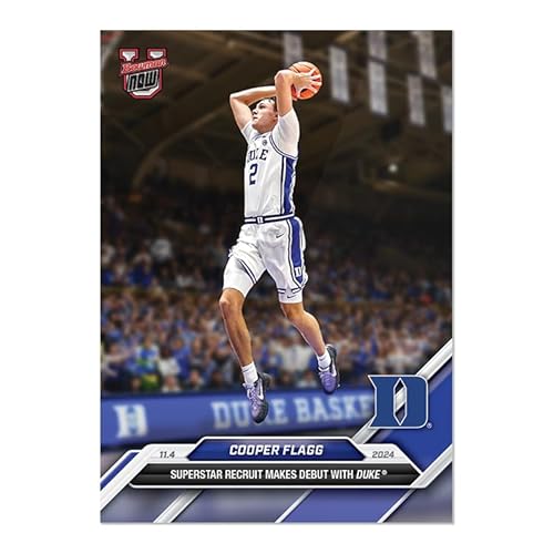 2024 Topps Bowman U Now Cooper Flagg #1 Duke Blue Devils Debut Rookie RC Basketball Card