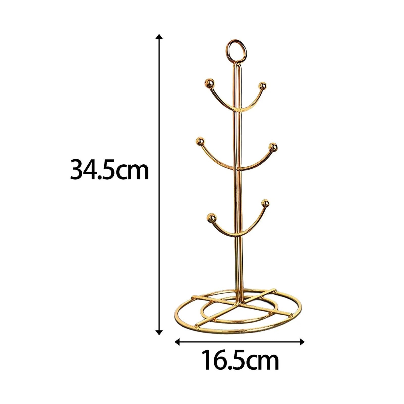 Kaffeetassenständer Tassenständer, Kaffeetassenhalter Mit 6 Haken, For Arbeitsplatte